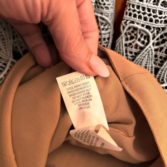 SELF-PORTRAIT Teardrop Guipure Panelled Mini Dress - Size 6 - Picture 9 of 11